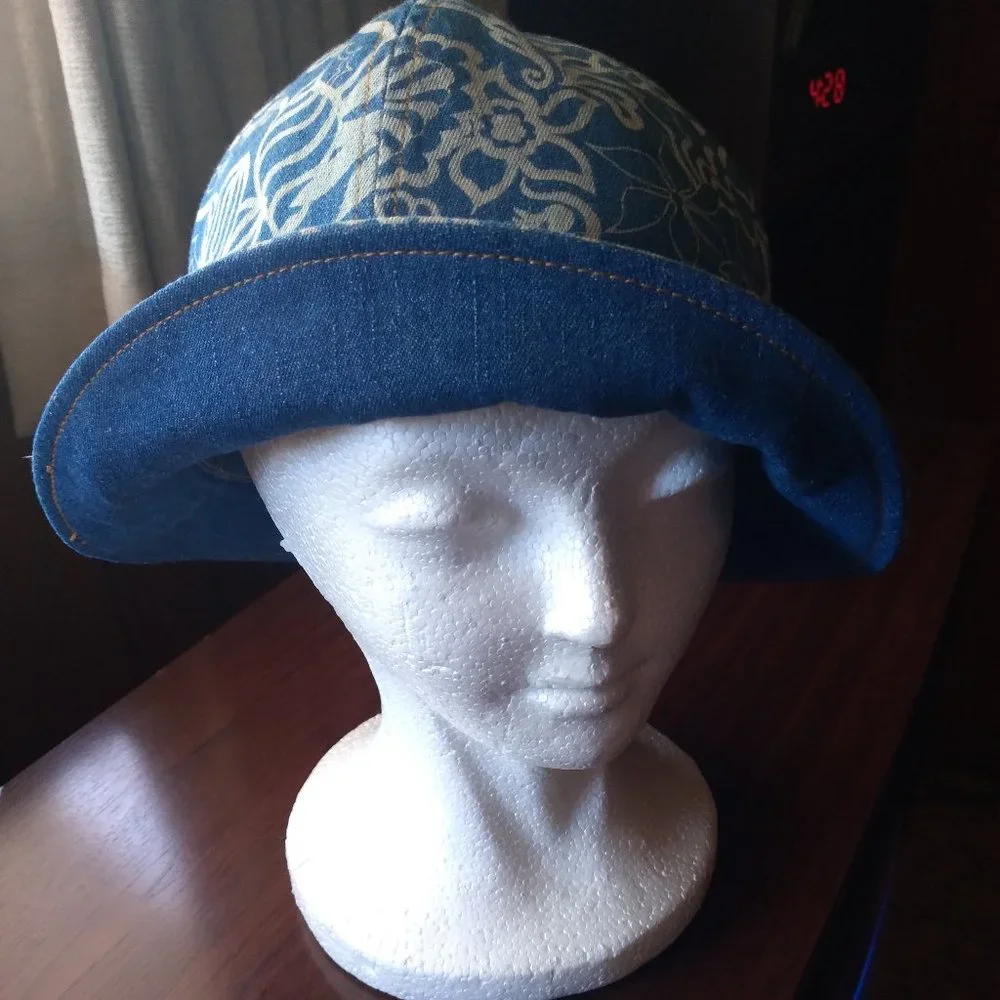 Denim Reversible Hat | Size OS - Picture 1 of 5
